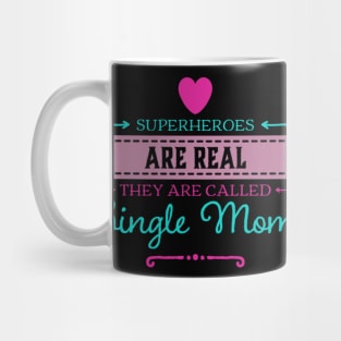 Mother Superheroine Single Mum Parent Mug